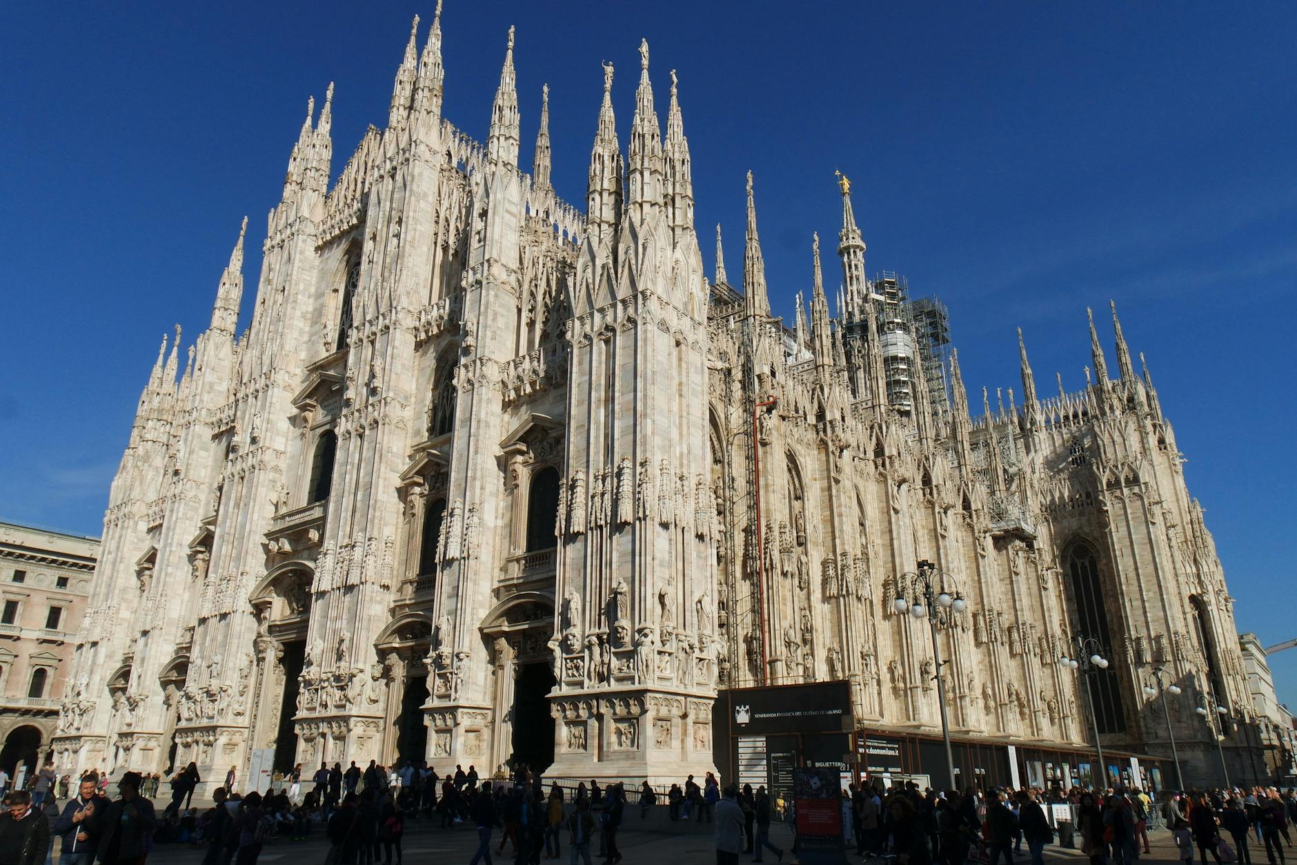 Indian students in Milan Italy near Duomo with Politecnico di Milano PoliMi and Navigli canal